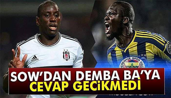 Moussa Sow'dan Demba Ba'ya Twitter'dan cevap