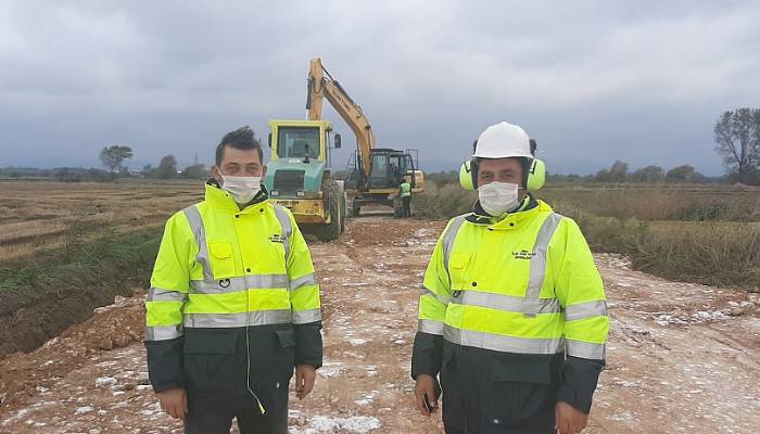 Biga İlçe Özel İdaresi’nden yol yapımında yeni bir yöntem 