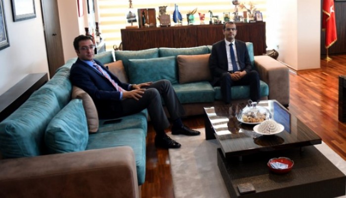   İdari Mahkemesi Başkanlarından Başkan Gökhan'a Ziyaret