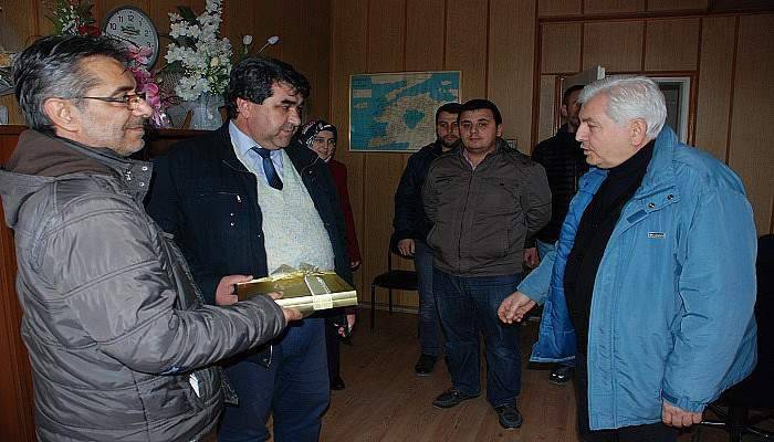  11 yıllık maliye çalışanına veda ziyareti