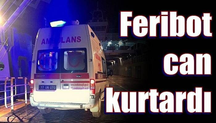 Feribot can kurtardı