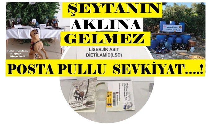 ŞEYTANIN AKLINA GELMEZ: POSTA PULLU SEVKİYAT….!