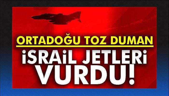 İsrail Suriye’yi vurdu