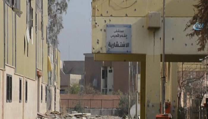 DEAŞ Musul’da hastaneyi silah deposu olarak kullanmış