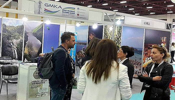  GMKA stantta Balıkesir ve Çanakkale'nin turizm olanaklarını tanıttı