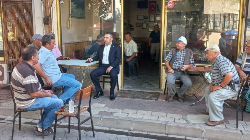 Bayramiç Kaymakamı   Emrah Bütün Esnafı ve Vatandaşlarla  İle Bir Araya Geldi