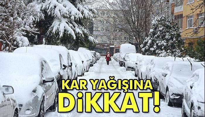  Meteoroloji'den kar uyarısı