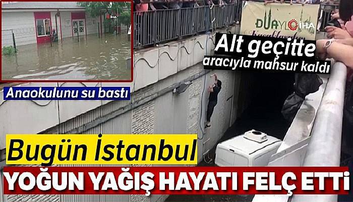 Pendik'de yoğun yağış