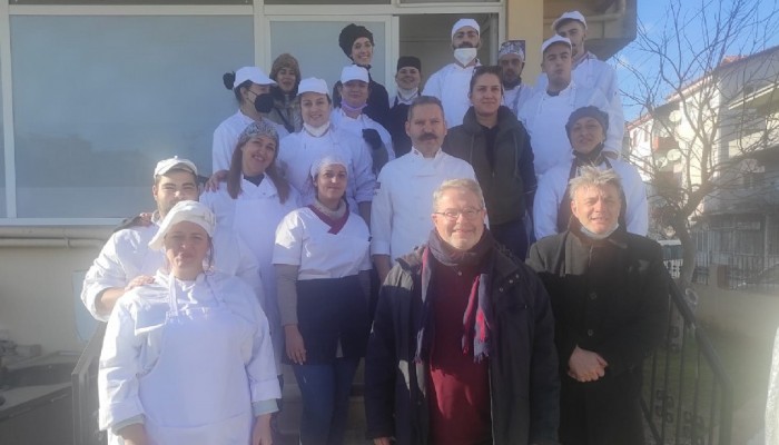 Yunan öğrenciler Türk Mutfağını tanımak için Çanakkale’ye geldi