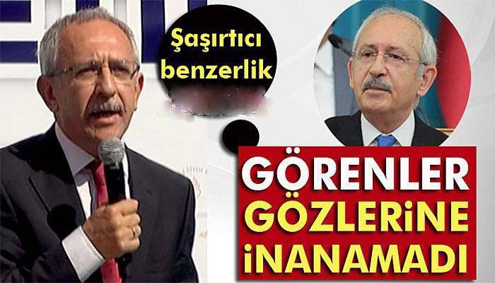 Ahmet Emre Bilgili'nin Kemal Kılıçdaroğlu'na benzerliği şaşırttı