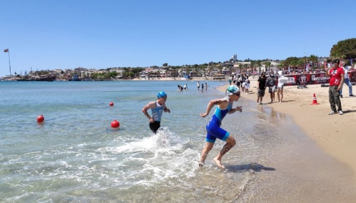 Çanakkale’nin gururu Saatli,  Triatlon şampiyonu oldu