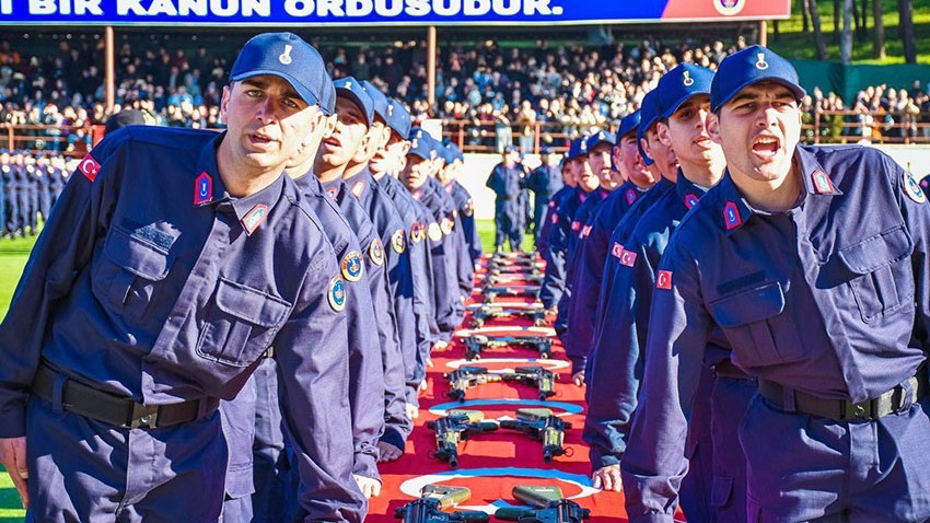Jandarma Erler İçin Yemin Töreni Düzenlendi