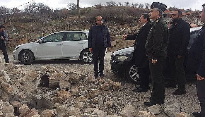 Tavlı deprem bölgesinde 