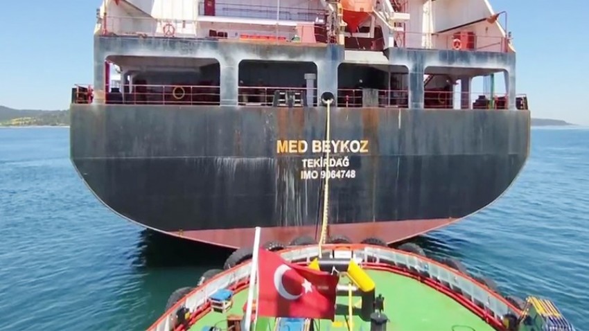 Çanakkale Boğazı’nda 202 Metrelik Gemi Kurtarıldı