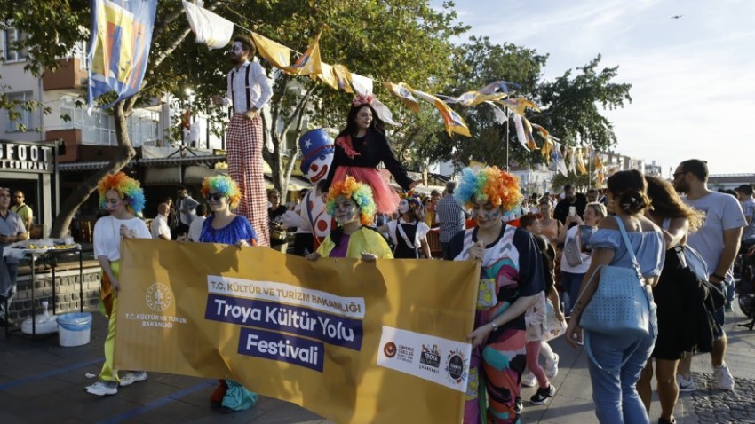 Çanakkale'deTroya Kültür Yolu Festivali Coşkusu Yaşanıyor