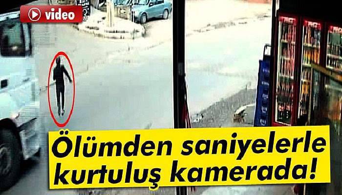 12 yaşındaki çocuk, TIR’ın altında kalmaktan saniyelerle kurtuldu