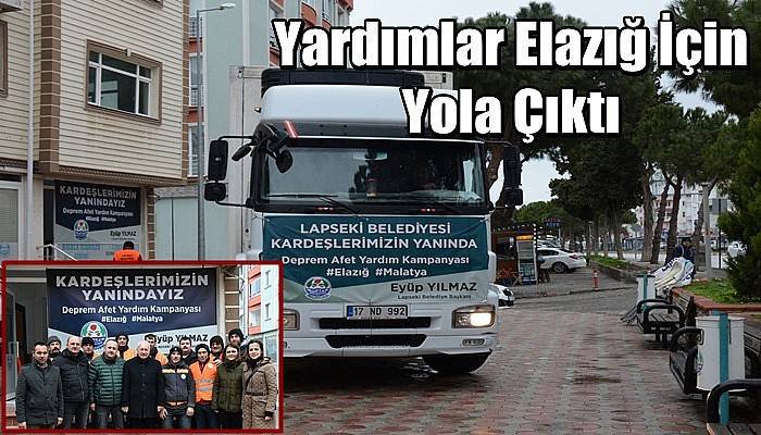 Yardımlar Elazığ İçin Yola Çıktı