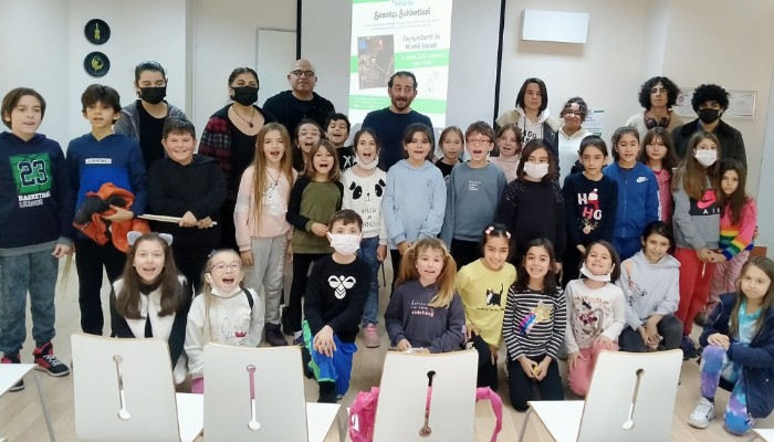 Müzisyen Ceyhun Demir çocuklarla buluştu