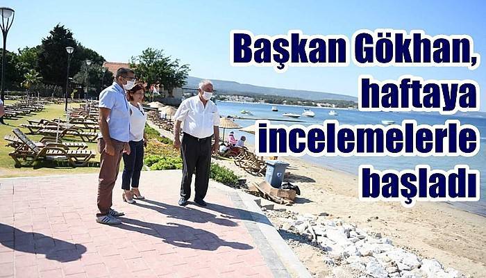 Belediye Başkanı Gökhan'dan teknik inceleme gezileri