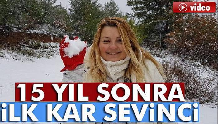  15 yıl sonra kar yağdı