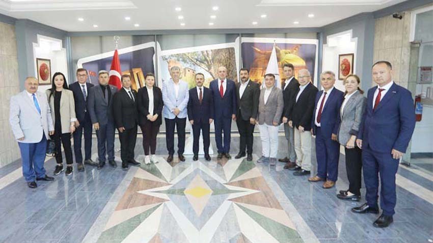 İl Genel Meclis CHP gurubundan Vali Aktaş’a ziyaret