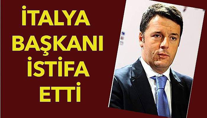 İtalya Başbakanı matteo Renzi istifa etti