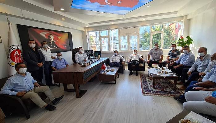 CHP heyetinden Ayvacık Belediyesi’ne ziyaret 