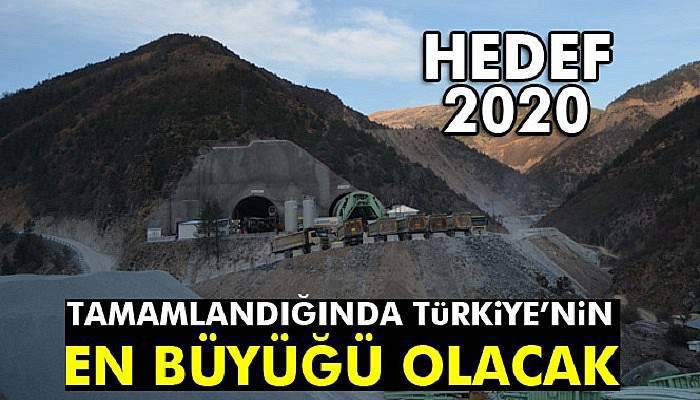 Türkiye'nin en uzun karayolu tüneli olacak