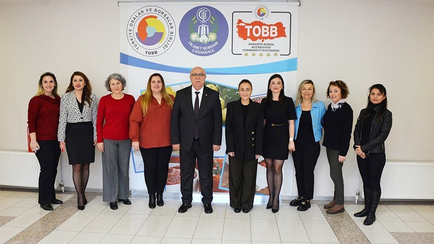 TOBB Çanakkale Kadın Girişimciler Kurulu İcra Komitesinden, ÇTB’ye ziyaret