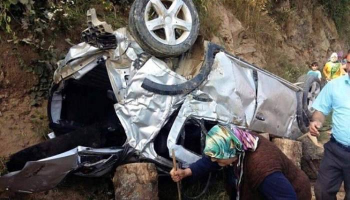 Gümüşhane'de trafik kazası: 1 ölü, 3 yaralı