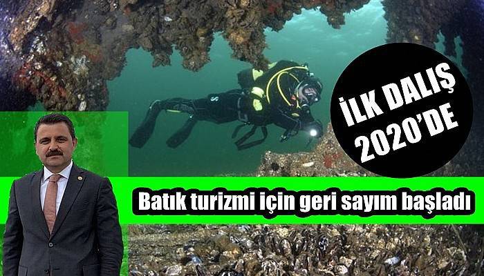 İLK DALIŞ 2020’DE Batık turizmi için geri sayım başladı