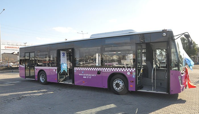 Çanakkale Belediyesi filosuna 2 yeni otobüs ekledi (video)