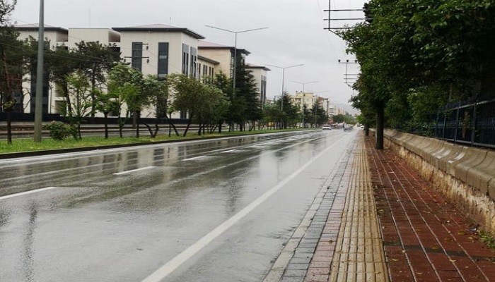 Çanakkale yağmura teslim oldu