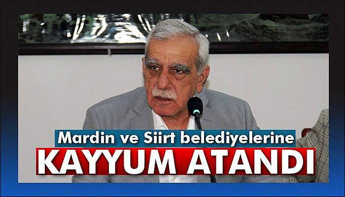 Mardin ve Siirt belediyelerine kayyum atandı