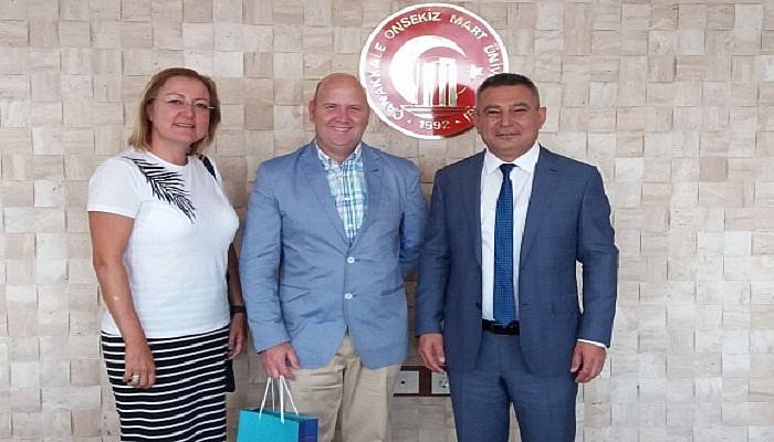 Doç. Dr. Brad West, Rektör Prof. Dr. Yücel Acer’i Ziyaret Etti