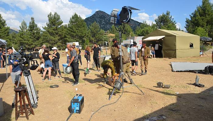 Çanakkale'yi anlatan tarihi filmin çekimlerine Akseki'de devam ediliyor (VİDEO)