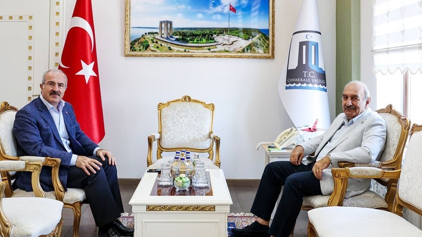 Eski Bakan Hamdi Üçpınarlar’dan Vali Toraman’a Nezaket Ziyareti