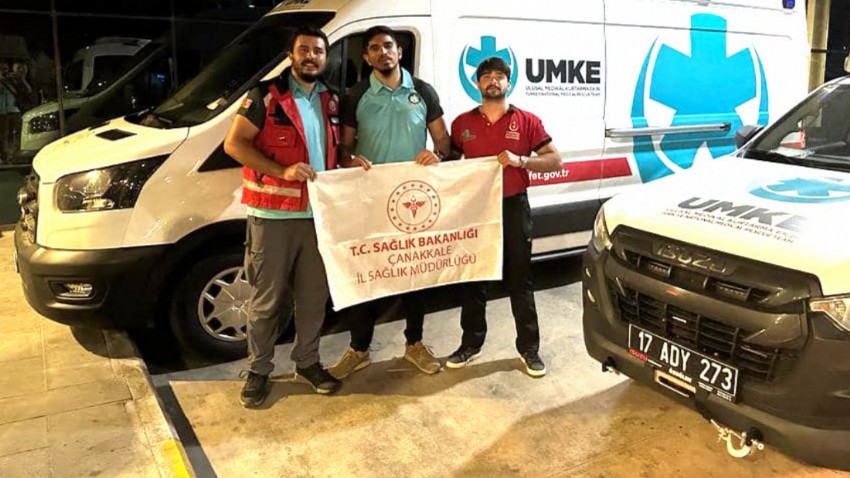  Çanakkale UMKE ekibinden Libya'ya destek 