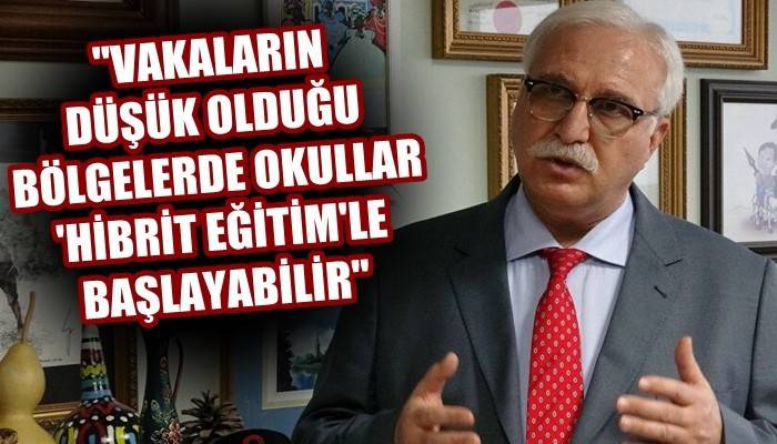 'Vakaların düşük olduğu bölgelerde okullar 'hibrit eğitim'le başlayabilir' (VİDEO)