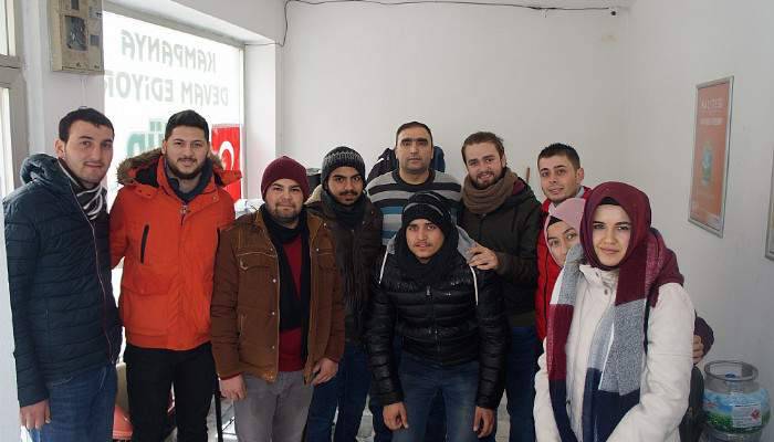 Lapseki'de çalışan gazeteciler günü kutlaması