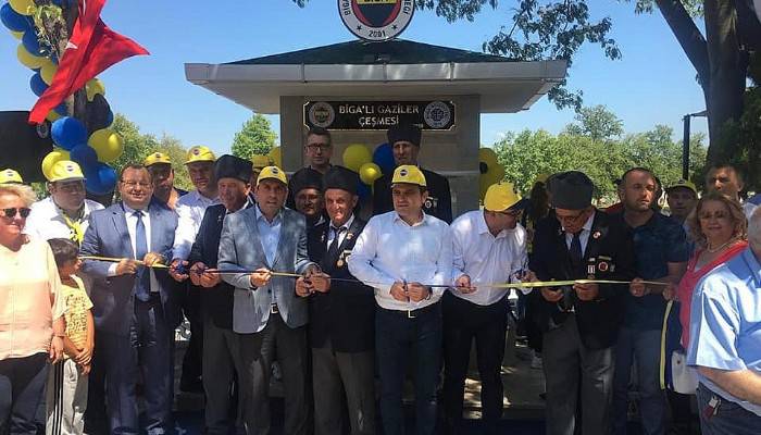  Fenerbahçeliler Tarafından Yaptırılan Gaziler Çeşmesi Törenle Açıldı
