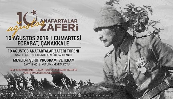 10 Ağustos Anafartalar Zaferi Törenle Kutlanacak