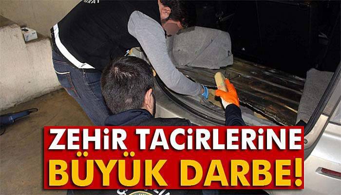 Kapıkule’de uyuşturucu tacirlerine ağır darbe