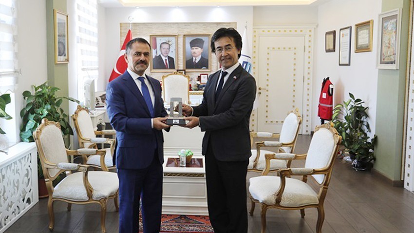 Japonya İstanbul Başkonsolosu Vali Aktaş’ı ziyaret etti
