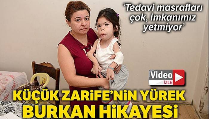 Maddi imkansızlıklar yüzünden iyileşemeyen 14 yaşındaki Zarife, yardım bekliyor