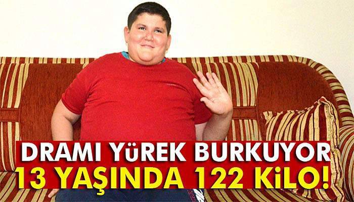 13 yaşında 122 kilo