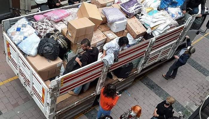 Çanakkale’den İzmir’e Yardım eli