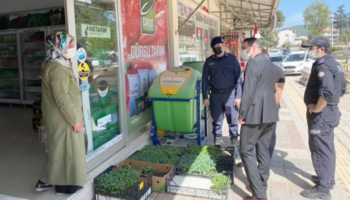 Kaymakam Göktaş Açık Olan İş Yerlerini Denetledi