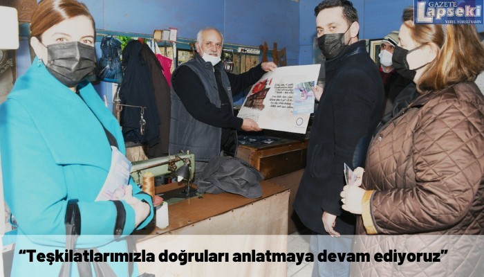 “Teşkilatlarımızla doğruları anlatmaya devam ediyoruz”  