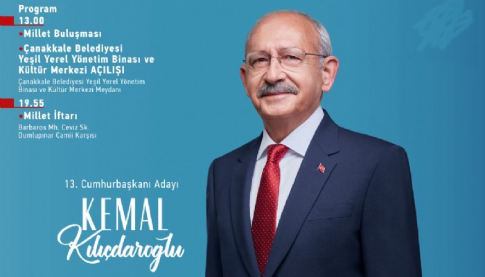 Açılışı Kılıçdaroğlu Yapacak